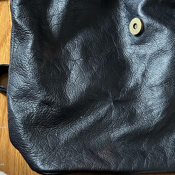 Frye black leather backpack crossbody‎ - Picture 8 of 12